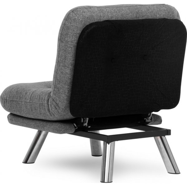 Fauteuil lit Misa - Gris clair Fauteuil lit Misa - Gris clair