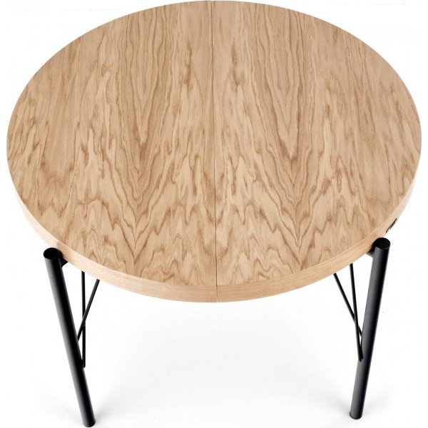 Table  manger Dante 100-300 cm - Chne/noir