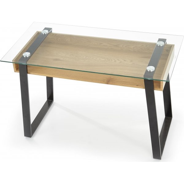 Bureau Emma 120 x 60 cm - Chêne/noir Bureau Emma 120 x 60 cm - Chêne/noir