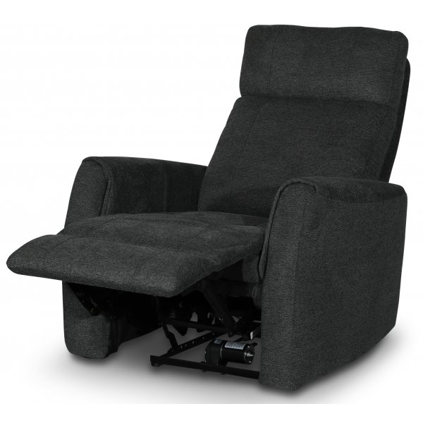 Fåtölj elektrisk ställbar mörkgrå + Fläckborttagare för möbler Fåtölj elektrisk ställbar mörkgrå + Fläckborttagare för möbler