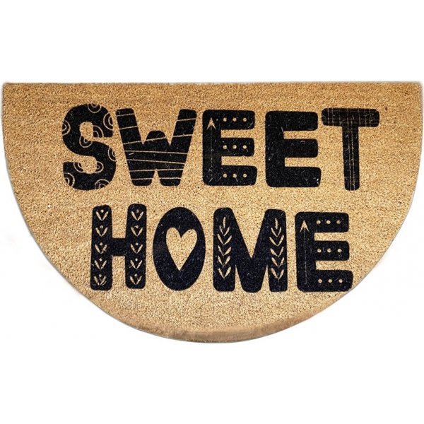 Devet drrmatta Beige/svart - 40 x 75 cm