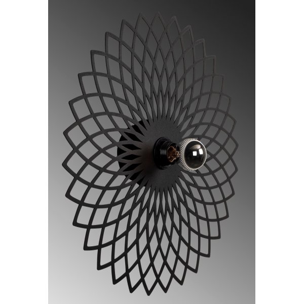 Fellini wandlamp 987 - Zwart