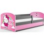 Vejle barnsng med frvaringsfack 80 x 160 cm - Valfri sticker & frg