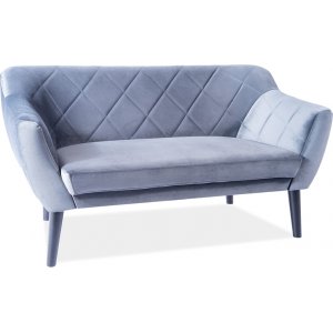 Karo 2-sits soffa - Gr sammet