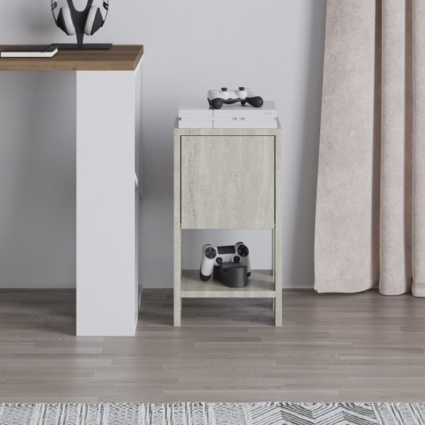 Ema sängbord - Travertin Ema sängbord - Travertin