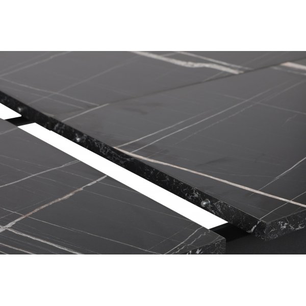 Table  manger Silva 120-187 x 74 cm - Noir