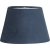 Oval Sammet lampskrm - Bl - 20 cm