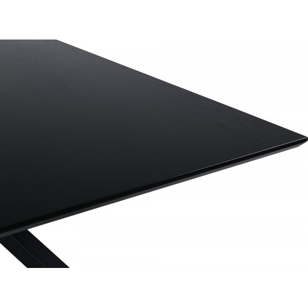 Matbord 180x90 cm svartbetsad ek - Piazza Matbord 180x90 cm svartbetsad ek - Piazza