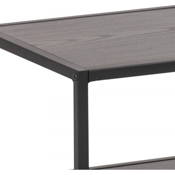 Banc multimédia Seaford 120 cm - Noir Banc multimédia Seaford 120 cm - Noir