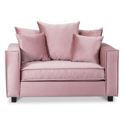 Brandy loveseat 1,5-sits soffa (dusty pink)