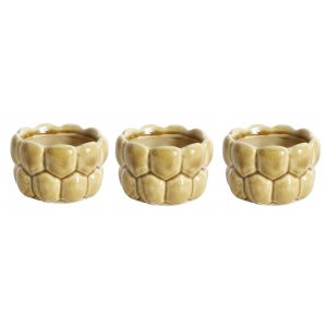 Ljuslykta 3-pack - Gul Ljuslykta 3-pack - Gul