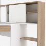 Function Plus skrivbord 138,4 x 101,6 x 141,1 cm - Vit/ek