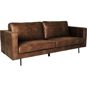 Balbus 3-sits soffa - Mrkbrun