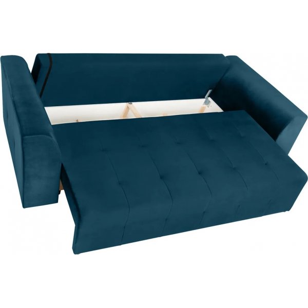 Canapé-lit 3 places Royal - Bleu Canapé-lit 3 places Royal - Bleu