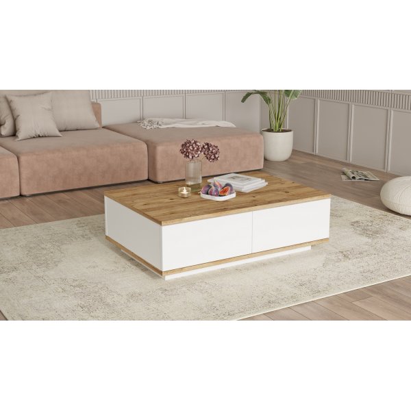 Future table basse 14 - Pin/blanc Future table basse 14 - Pin/blanc
