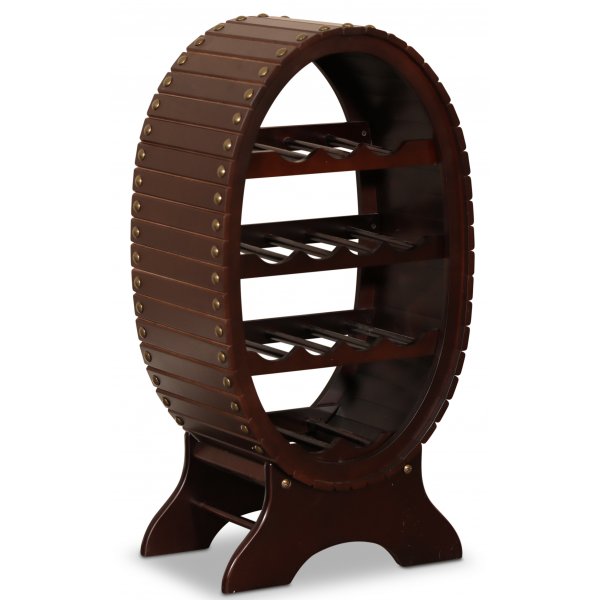 Vinställ för 13 st flaskor - Mahogny Vinställ för 13 st flaskor - Mahogny