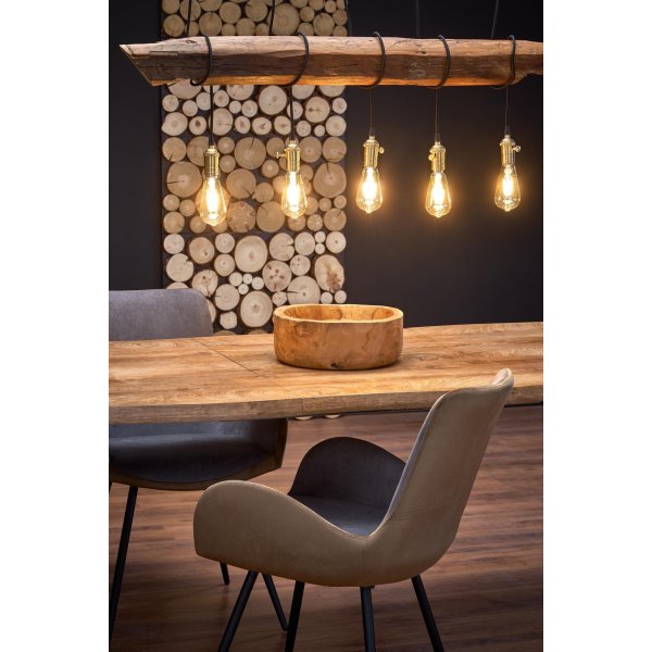 Horst matbord 150-210 x 90 cm - Ek/svart Horst matbord 150-210 x 90 cm - Ek/svart