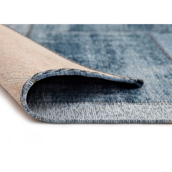 Patchwork-matta Stracciatella - Jeans/Blå Patchwork-matta Stracciatella - Jeans/Blå