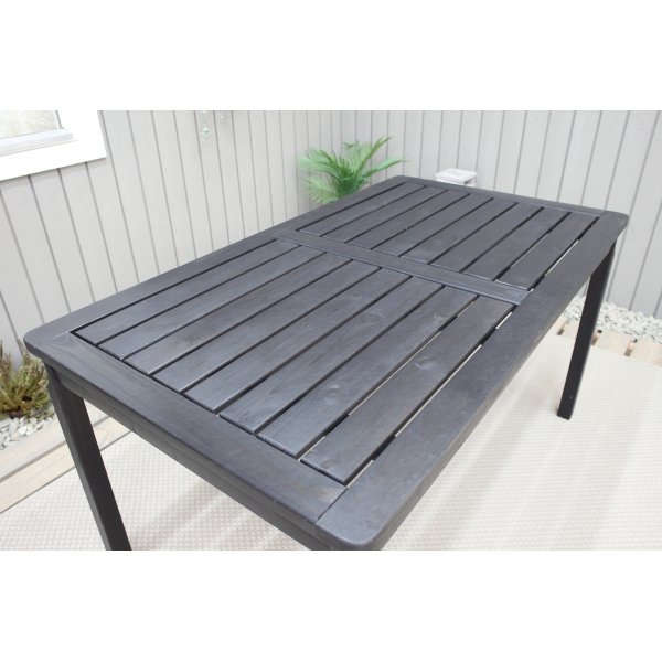 Table à manger Europe 135 cm - Noir + Détachant pour meubles Table à manger Europe 135 cm - Noir + Détachant pour meubles