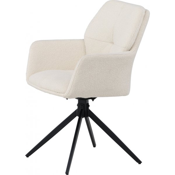 Manchi matstol - Vit/svart Manchi matstol - Vit/svart