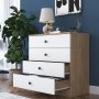 Mendy byr B:80 cm - Valnt/vit