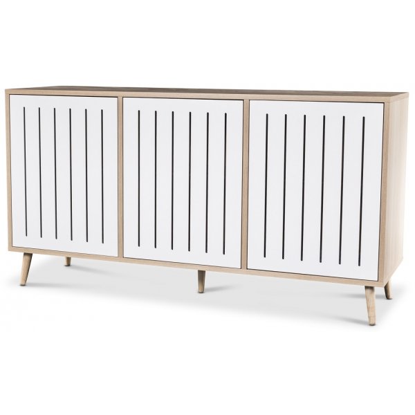 Trend skänk 150 cm - Ekfanér / Vit Trend skänk 150 cm - Ekfanér / Vit