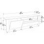 Banc multimdia Piedmont - Weng/blanc