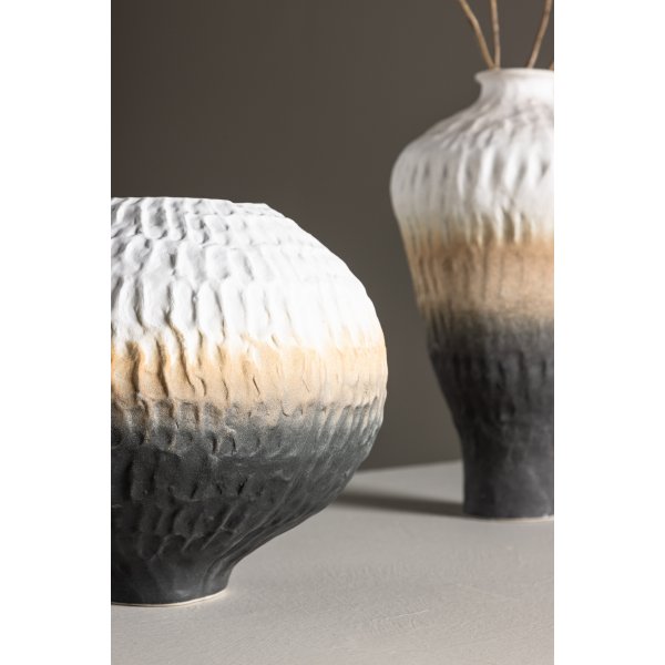 Vase Pane 24 x 21 cm - Beige/Gris/Blanc Vase Pane 24 x 21 cm - Beige/Gris/Blanc