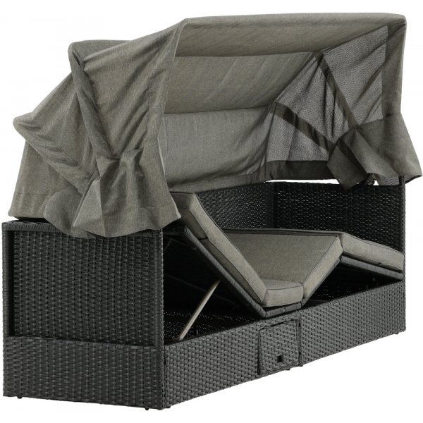 Nopy solsäng - Svart/Grå Nopy solsäng - Svart/Grå