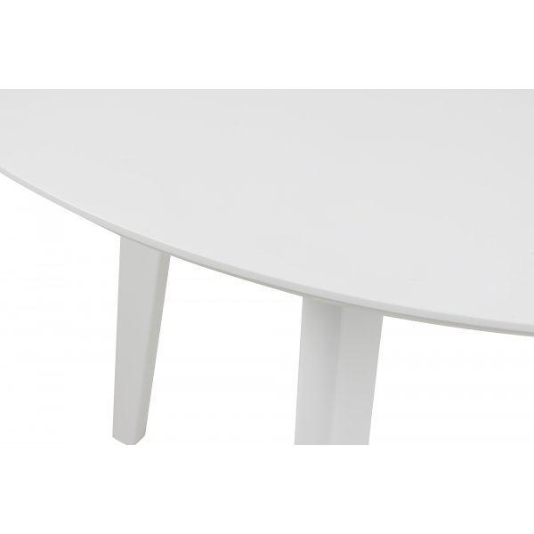 Table à manger Roxby Ø105 cm - Blanc Table à manger Roxby Ø105 cm - Blanc