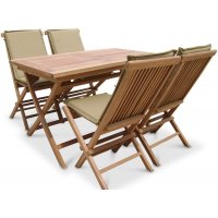 Edenryd matgrupp vikbart matbord 120 cm inkl 4 st Edenryd stolar - Teak Edenryd matgrupp vikbart matbord 120 cm inkl 4 st Edenryd stolar - Teak