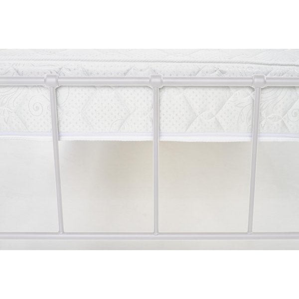 Saldus wit bedframe 90x200 cm