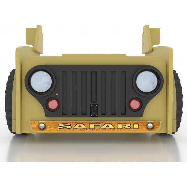 Jeep safari barnsäng - Gul Jeep safari barnsäng - Gul