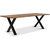 Forest Wave matbord med X-ben - Brunoljad ek - 240 cm