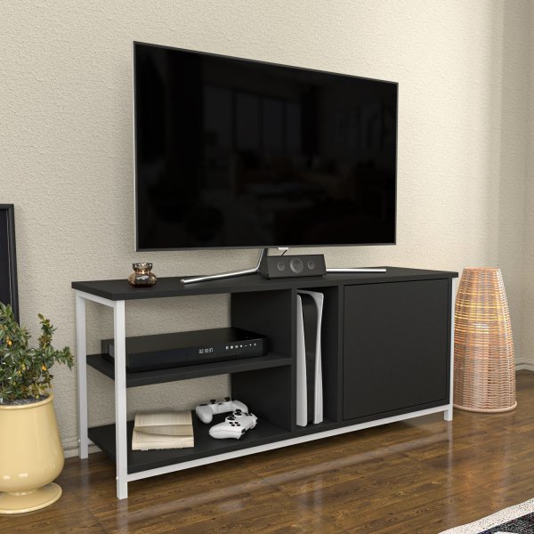 Banc multimédia Neola - Blanc/anthracite Banc multimédia Neola - Blanc/anthracite