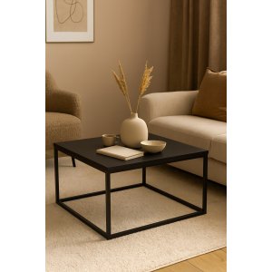 Ravn soffbord 80x80 cm - Svart Ravn soffbord 80x80 cm - Svart