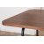 Kotte matbord 200 cm - Svart/valnöt