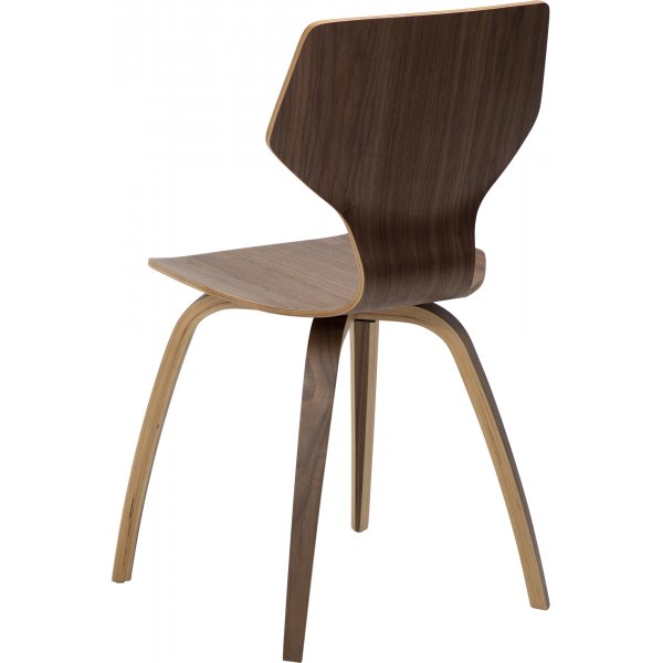 Chaise de salle à manger SIT - Placage noyer Chaise de salle à manger SIT - Placage noyer