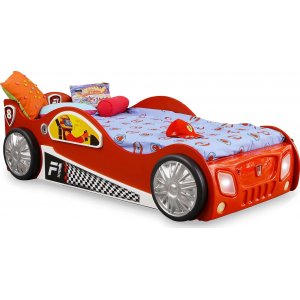 barnsäng bil - Röd Formel 1 barnsäng bil - Röd Formel 1