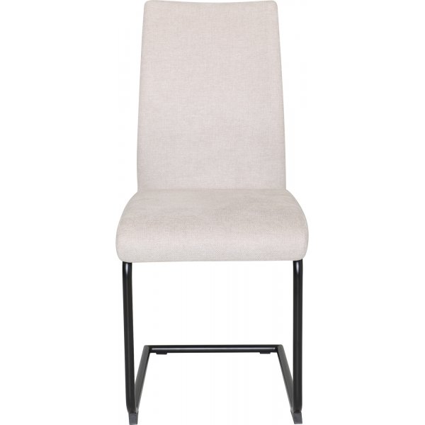 Chaise de salle  manger Stella - Beige/noir