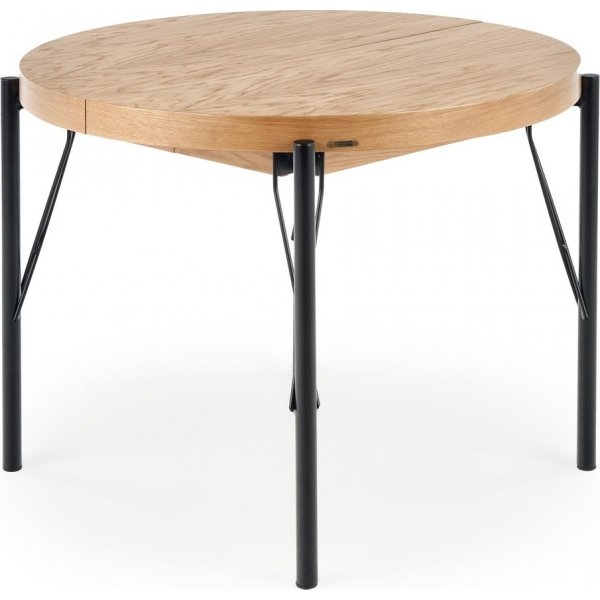 Table  manger Dante 100-300 cm - Chne/noir