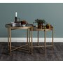 Satsbord Harper 56/48 cm - Guld/gr
