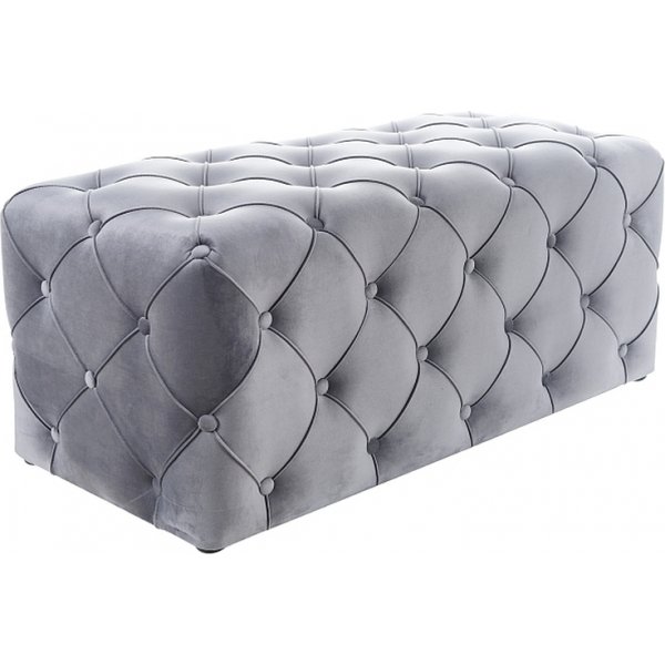 Aviva puff 102 cm - Gr sammet