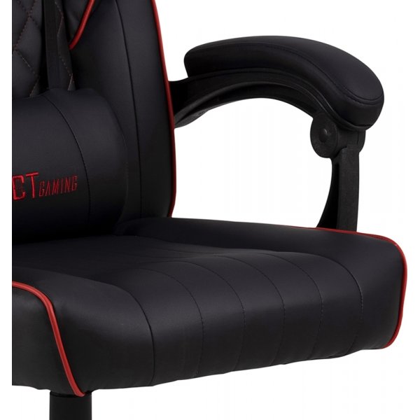 Chaise de bureau / chaise de jeu Canyon - Noir PU/rouge Chaise de bureau / chaise de jeu Canyon - Noir PU/rouge