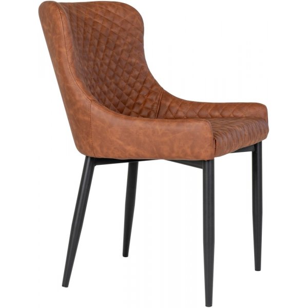 Chaise de salle à manger Boston - Brun vintage/noir Chaise de salle à manger Boston - Brun vintage/noir