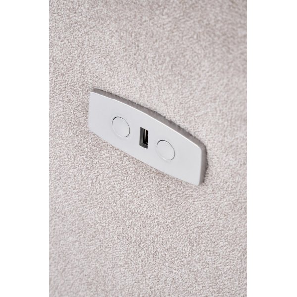Ljusbeige Reclinerftlj elektrisk