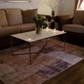 Kundbild Palasso soffbord 110 cm - Mässing / Marmorerat glas: Väldigt nöjd!
