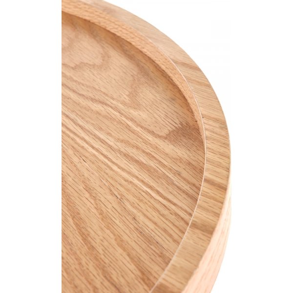 Table basse Valentin Ø80 cm - Chêne/noir Table basse Valentin Ø80 cm - Chêne/noir