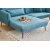 Canap divan Revos gauche - Turquoise