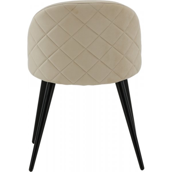 Alice matstol - Beige sammet